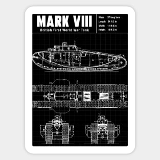 MARK VIII TANK Sticker